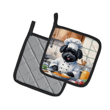 Load image into Gallery viewer, Puli The Chef Pot Holders - Set of 2 Decorative Kitchen Helpers | Made in the USA