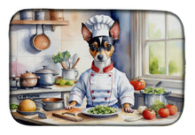 Load image into Gallery viewer, Rat Terrier The Chef Dish Drying Mat