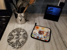 Load image into Gallery viewer, Redbone Coonhound The Chef Pot Holders - Set of 2 Decorative Kitchen Helpers | Made in the USA