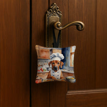 Load image into Gallery viewer, Rhodesian Ridgeback The Chef Hanging Square Fabric Ornament 3.5 × 3.5