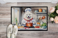 Load image into Gallery viewer, Samoyed The Chef Doormat-24x36 Indoor / Outdoor Rug | Made in USA