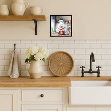 Load image into Gallery viewer, Samoyed The Chef Framed Metal Print