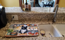 Load image into Gallery viewer, Schipperke The Chef Dish Drying Mat
