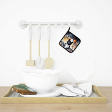 Load image into Gallery viewer, Schipperke The Chef Pot Holders - Set of 2 Decorative Kitchen Helpers | Made in the USA