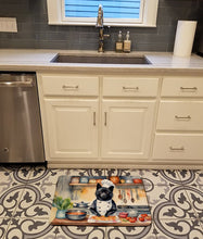 Load image into Gallery viewer, Schipperke The Chef Memory Foam Kitchen Mat