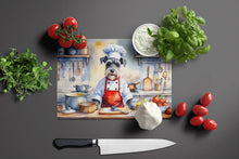 Load image into Gallery viewer, Schnauzer The Chef Glass Cutting Boards – Durable, Decorative Kitchen Art