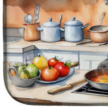 Load image into Gallery viewer, Scottish Deerhound The Chef Dish Drying Mat