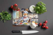 Load image into Gallery viewer, Shiba Inu The Chef Glass Cutting Boards – Durable, Decorative Kitchen Art