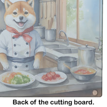 Load image into Gallery viewer, Shiba Inu The Chef Glass Cutting Boards – Durable, Decorative Kitchen Art