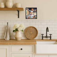 Load image into Gallery viewer, Shiba Inu The Chef Framed Metal Print