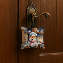Load image into Gallery viewer, Shiba Inu The Chef Hanging Square Fabric Ornament 3.5 × 3.5