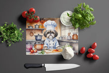 Load image into Gallery viewer, Shih Tzu The Chef Glass Cutting Boards – Durable, Decorative Kitchen Art