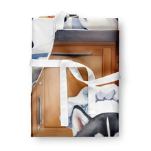 Load image into Gallery viewer, Siberian Husky The Chef Apron – Artist-Designed Kitchen, BBQ &amp; Craft Apron