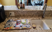 Load image into Gallery viewer, Staffordshire Bull Terrier The Chef Dish Drying Mat