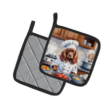 Load image into Gallery viewer, Sussex Spaniel The Chef Pot Holders - Set of 2 Decorative Kitchen Helpers | Made in the USA