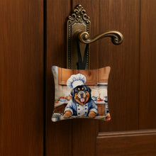 Load image into Gallery viewer, Tibetan Mastiff The Chef Hanging Square Fabric Ornament 3.5 × 3.5