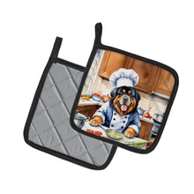 Load image into Gallery viewer, Tibetan Mastiff The Chef Pot Holders - Set of 2 Decorative Kitchen Helpers | Made in the USA