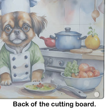 Load image into Gallery viewer, Tibetan Spaniel The Chef Glass Cutting Boards – Durable, Decorative Kitchen Art