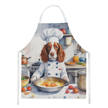 Load image into Gallery viewer, Welsh Springer Spaniel The Chef Apron – Artist-Designed Kitchen, BBQ &amp; Craft Apron