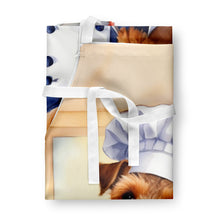Load image into Gallery viewer, Welsh Terrier The Chef Apron – Artist-Designed Kitchen, BBQ &amp; Craft Apron