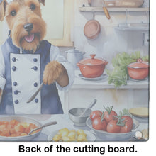 Load image into Gallery viewer, Welsh Terrier The Chef Glass Cutting Boards – Durable, Decorative Kitchen Art