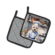 Load image into Gallery viewer, Westie The Chef Pot Holders - Set of 2 Decorative Kitchen Helpers | Made in the USA
