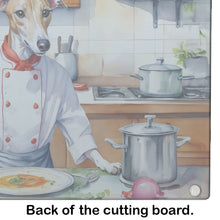 Load image into Gallery viewer, Whippet The Chef Glass Cutting Boards – Durable, Decorative Kitchen Art