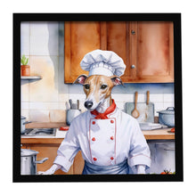 Load image into Gallery viewer, Whippet The Chef Framed Metal Print