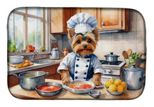 Load image into Gallery viewer, Yorkie Yorkshire Terrier The Chef Dish Drying Mat