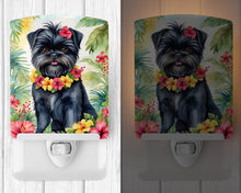 Load image into Gallery viewer, Affenpinscher Luau Ceramic Night Light