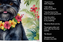 Load image into Gallery viewer, Affenpinscher Luau Kitchen Towel