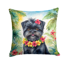 Load image into Gallery viewer, Affenpinscher Luau Throw Pillow