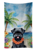 Load image into Gallery viewer, Affenpinscher Luau Kitchen Towel