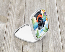 Load image into Gallery viewer, Affenpinscher Luau Compact Mirror – Stylish Purse Mirror with Artistic Covers