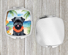 Load image into Gallery viewer, Affenpinscher Luau Compact Mirror – Stylish Purse Mirror with Artistic Covers