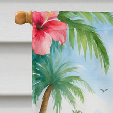 Load image into Gallery viewer, Afghan Hound Luau House Flag
