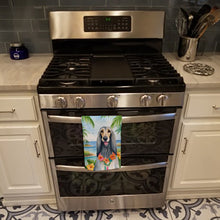 Load image into Gallery viewer, Afghan Hound Luau Kitchen Towel