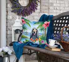 Load image into Gallery viewer, Afghan Hound Luau Throw Pillow