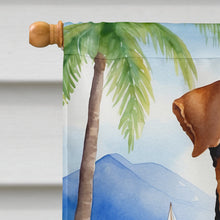 Load image into Gallery viewer, Airedale Terrier Luau House Flag