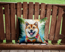 Load image into Gallery viewer, Akita Luau Throw Pillow - 14x14 Decorative Pillow – Art for Your Home &amp; Patio