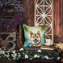 Load image into Gallery viewer, Akita Luau Throw Pillow