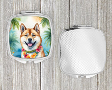 Load image into Gallery viewer, Akita Luau Compact Mirror – Stylish Purse Mirror with Artistic Covers