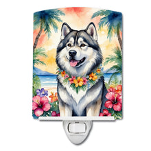 Load image into Gallery viewer, Alaskan Malamute Luau Ceramic Night Light