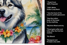 Load image into Gallery viewer, Alaskan Malamute Luau Kitchen Towel