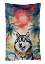 Load image into Gallery viewer, Alaskan Malamute Luau Kitchen Towel