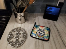 Load image into Gallery viewer, Alaskan Malamute Luau Pot Holders - Set of 2 Decorative Kitchen Helpers | Made in the USA