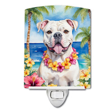 Load image into Gallery viewer, American Bulldog Luau Ceramic Night Light