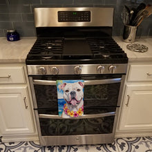 Load image into Gallery viewer, American Bulldog Luau Kitchen Towel