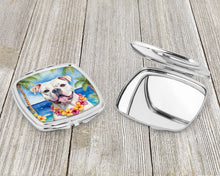 Load image into Gallery viewer, American Bulldog Luau Compact Mirror – Stylish Purse Mirror with Artistic Covers