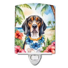 Load image into Gallery viewer, American English Coonhound Luau Ceramic Night Light